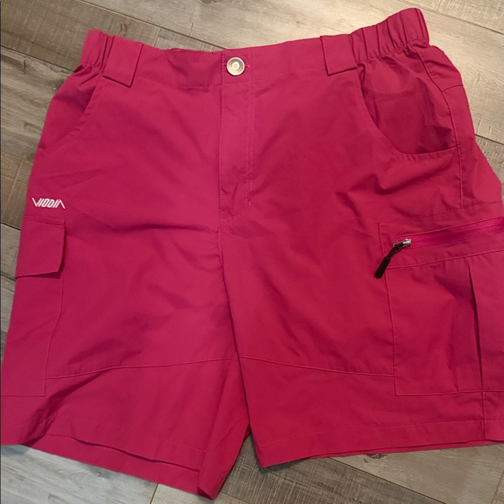 Women's Quick Dry Pink Cargo Shorts